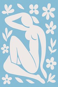 Fleur et forme (Blue)