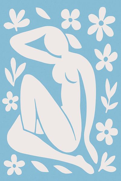 Fleur et forme (Blue) von Treechild