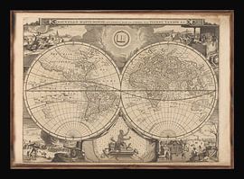 Old World Map from around 1700