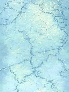 Mouvement doux de l'eau