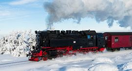 Steam Train on Brocken by Daan Kloeg