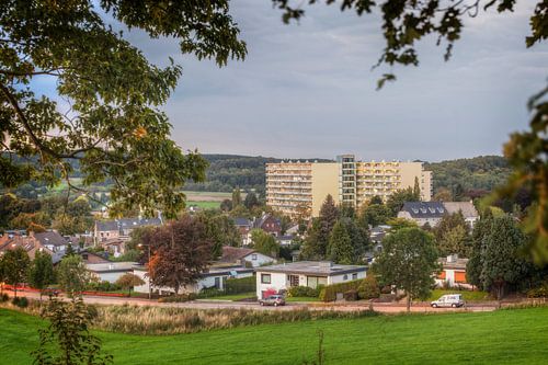 Avond valt over de Ceresflat in Vaals 