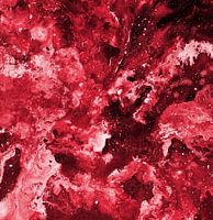 Vuur in het heelal in rood