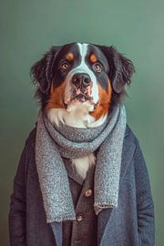 Bernese Mountain Dog by Poster Art Shop