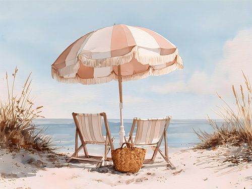 Sonnenschirm, Strandbild
