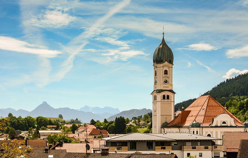 Die Kirche vom Nesselwang im Allgäu von ManfredFotos