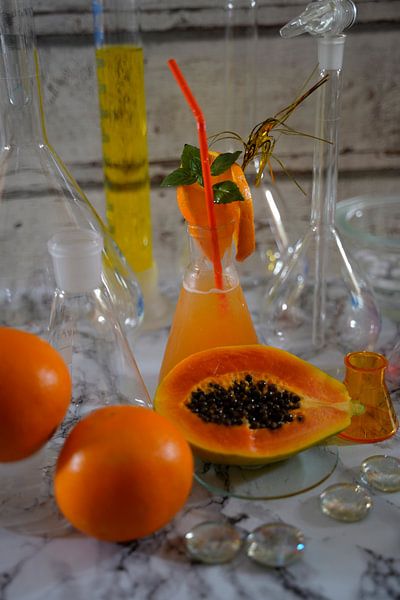 Papaya Ginger Cocktail with Ginger Lemonade by Babetts Bildergalerie