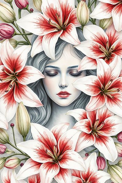 Liliana floral by Liona Toussaint