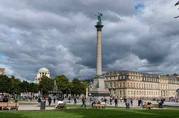 Schlossplatz Stuttgart van Richard Wareham