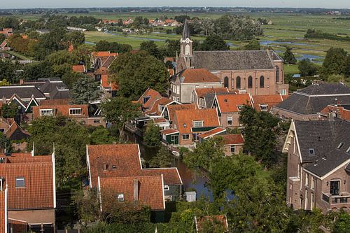 De Rijp vanuit de lucht.