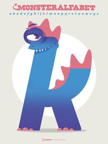 Monsteralfabet letter J