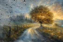 Painted on wood by Geert Van Baelen