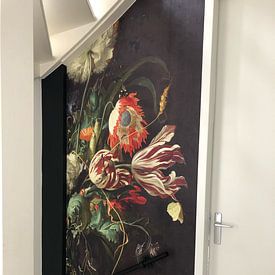 Customer photo: Jan Davidsz de Heem. Vase of Flower, as wallpaper