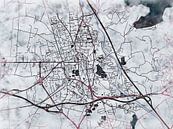 Kaart van Salon-de-Provence in de stijl 'White Winter' van Maporia thumbnail