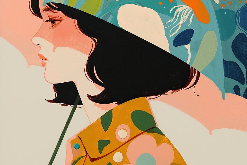 Whispers of Modern Mystery by Eye catching paintings