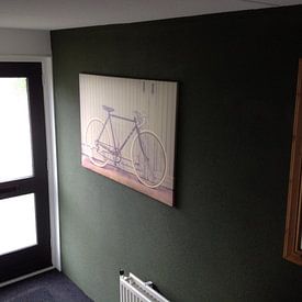 Customer photo: The Vintage Bike by Martin Bergsma, on canvas