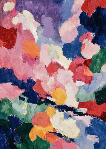 Play of colours in abstract expressionism