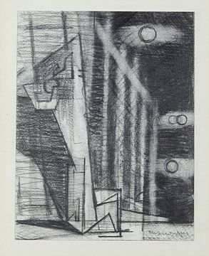 Louis Marcoussis - Vele manen (1930) van Peter Balan