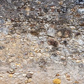 Geschidenis kann in dieser Wand gelesen werden von Rob Donders Beeldende kunst