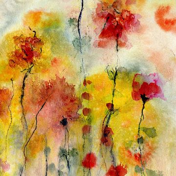 floral fragrance 2 with yellow background