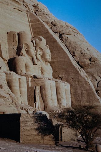 Riesige Statuen, Abu Simbel, Ägypten