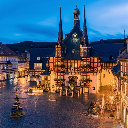 Das Rathaus in Wernigerode, Sachsen-Anhalt von Henk Meijer Photography