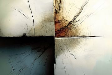 Abstraktes Holz von Ton Kuijpers