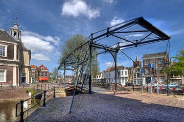 Ophaalbrug in Schiedam van Jan Kranendonk