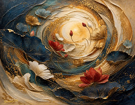 Aura und Erz – Spirale des heiligen Lotus