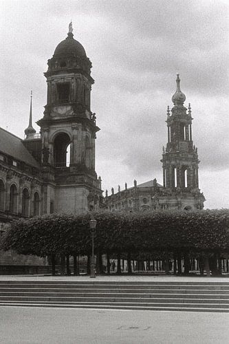 Die Brühlsche Terrasse in Dresden (auf Analogfilm)