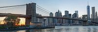 Brooklyn Bridge Panorama von Borg Enders Miniaturansicht