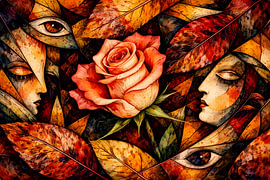 Rosen und Augen