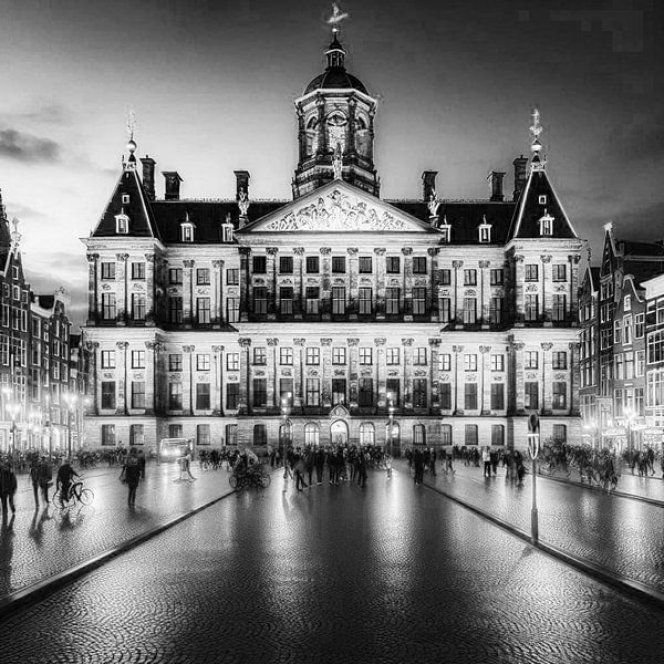 Palace on Dam Amsterdam Netherlands AI by Hendrik-Jan Kornelis