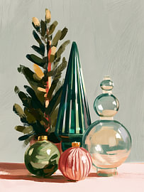 Festliches Glasornament – Stillleben von Mosaic Dialogue