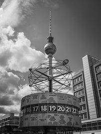 Berlijn op Alexanderplatz met televisietoren