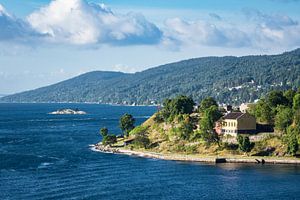 Landschaft am Oslofjord von Rico Ködder