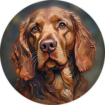 Painted Dog 01 (Ierse setter)