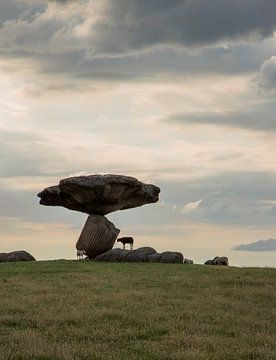 Zwevende steen van Fotografie John van der Veen