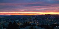 Zonsondergang in Manosque (Frankrijk) van Joran Maaswinkel thumbnail