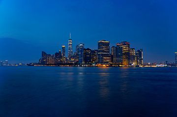 New York skyline at blue hour by Bfec.nl