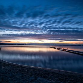 Sonnenuntergang auf dem Schildmeer von P Kuipers
