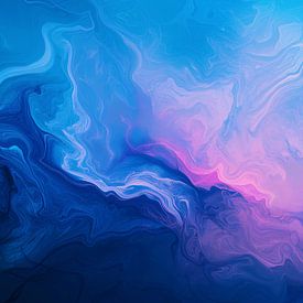 Splendor of Blue Background for Walls First variation by Oizy Blue