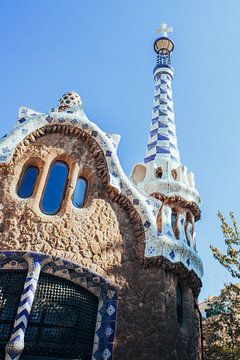 Casa Del Guarda in Parc Güell, Barcelona van Bart Maat