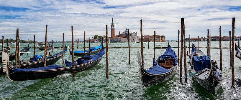 Die Gondeln von Venedig von Michel Groen