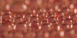 Rose-gold droplets – Panorama with atmospheric abstraction by Marjolijn van den Berg