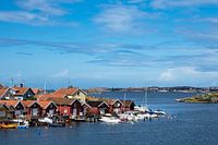 View of the village Fiskebäckskil in Sweden