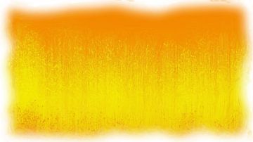 Abstract oranje geel van Maurice Dawson
