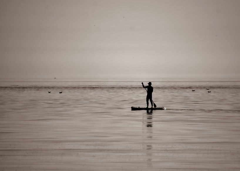 Surfer am Meer von Karen Oldengarm