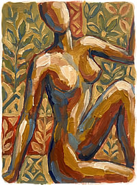 Abstract Botanical Figure