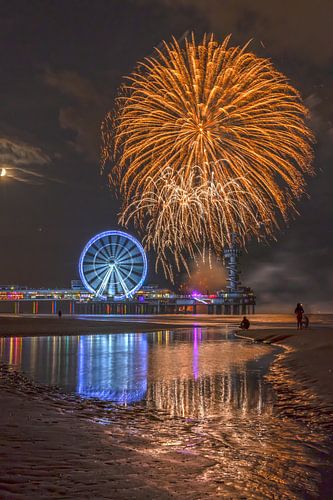 fireworks show in scheveningen